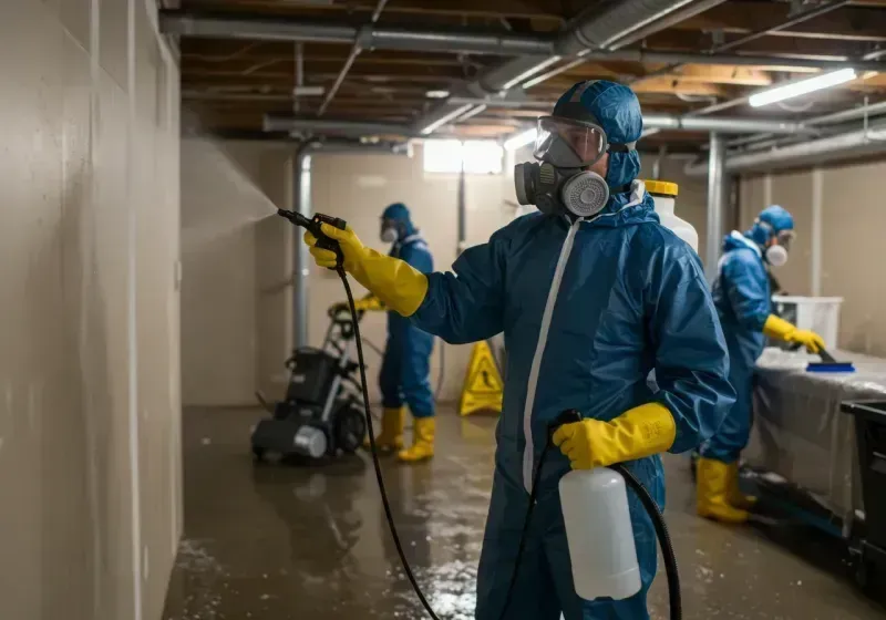 Basement Sanitization and Antimicrobial Treatment process in Charlotte, TX